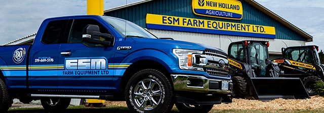 ESM Farm Equipment shop and tractors