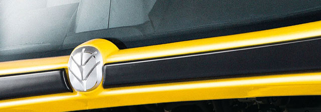 New Holland grille close-up